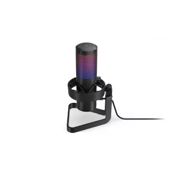 PC mikrofonas ENDORFY AXIS Streaming — USB Type-C, 24 bitų/192 kHz, 30–18 000 Hz, stalo stovas, juodas