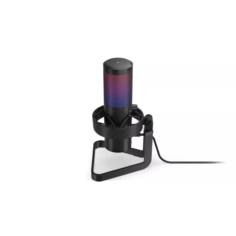 PC mikrofonas ENDORFY AXIS Streaming — USB Type-C, 24 bitų/192 kHz, 30–18 000 Hz, stalo stovas, juodas