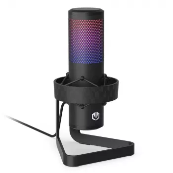 PC mikrofonas ENDORFY AXIS Streaming — USB Type-C, 24 bitų/192 kHz, 30–18 000 Hz, stalo stovas, juodas