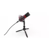 PC mikrofonas ENDORFY Solum Streaming T — USB laidinis, 24 bitų/48 kHz, 18–21000 Hz, stalinis laikiklis, ausinių išvestis, juodas