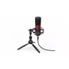 PC mikrofonas ENDORFY Solum Streaming T — USB laidinis, 24 bitų/48 kHz, 18–21000 Hz, stalinis laikiklis, ausinių išvestis, juodas
