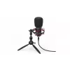 PC mikrofonas ENDORFY Solum Streaming T — USB laidinis, 24 bitų/48 kHz, 18–21000 Hz, stalinis laikiklis, ausinių išvestis, juodas