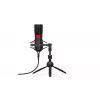 PC mikrofonas ENDORFY Solum Streaming T — USB laidinis, 24 bitų/48 kHz, 18–21000 Hz, stalinis laikiklis, ausinių išvestis, juodas