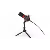 PC mikrofonas ENDORFY Solum Streaming T — USB laidinis, 24 bitų/48 kHz, 18–21000 Hz, stalinis laikiklis, ausinių išvestis, juodas