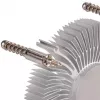 Aušintuvas Sidabrinėstone NT09-115X procesoriaus aušintuvas 9,2 cm aliuminis