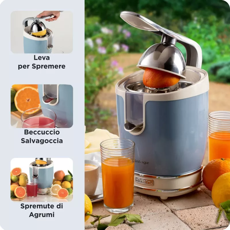 Elektrinė citrusinių vaisių spaustuvė Ariete 0413/05 0,6 l 85 W mėlyna