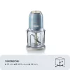Ariete 438 Vintage smulkintuvas 0438BL, 0,6 l, 400 W, mėlynas