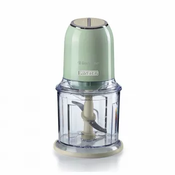 Ariete 438, Vintage smulkintuvas, smulkintuvas ir ledo trupintuvas, 2 greičiai, 4 nerūdijančio plieno peiliai, 600 ml graduotas puodelis, 400 W, žalia