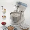 Ariete 1588 Vintage Mixer, planetarinis maišytuvas duonai, picai, pyragams ir pyragaičiams, 5,5 l talpa, 7 greičiai, 2400 vatų, pastelinė mėlyna