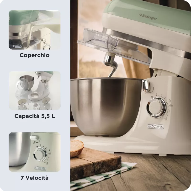Virtuvinis kombainas Ariete 1588 2400 W 5,5 L Žalia Balta