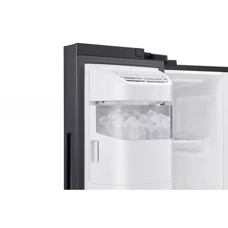 Šaldytuvas Samsung RS64DG5303B1 šalia šaldiklio, laisvai pastatomas, 628 L, juodos spalvos nerūdijantis plienas