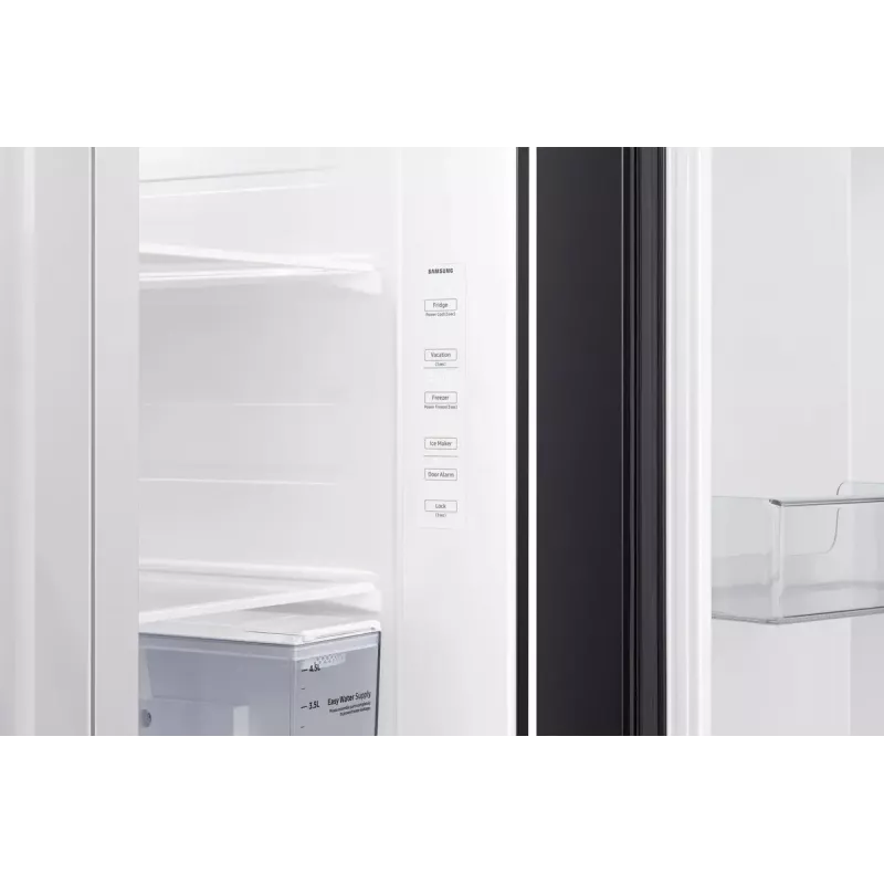 Šaldytuvas Samsung RS64DG5303B1 šalia šaldiklio, laisvai pastatomas, 628 L, juodos spalvos nerūdijantis plienas