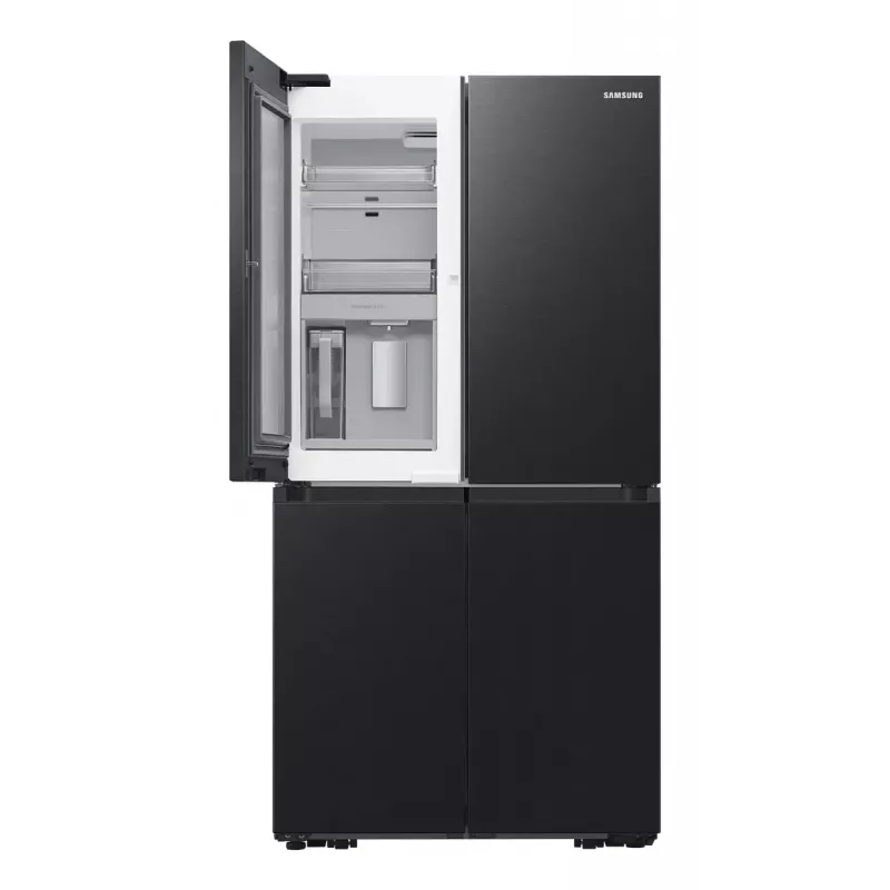 Šaldytuvas Samsung RF65DG960EB1 šalia vienas kito Freestanding 646 L Juodas