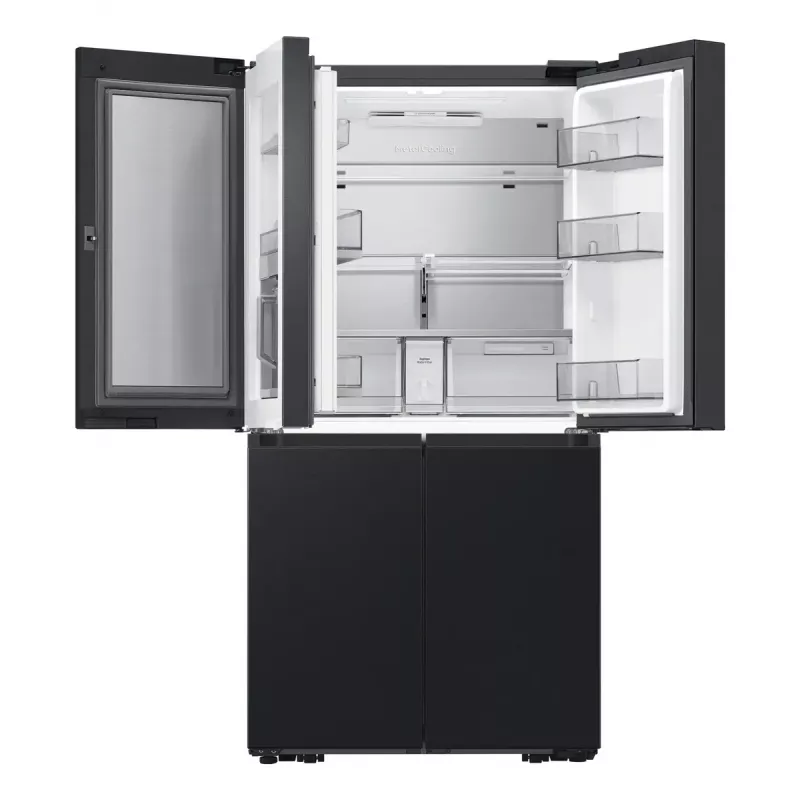 Šaldytuvas Samsung RF65DG960EB1 šalia vienas kito Freestanding 646 L Juodas