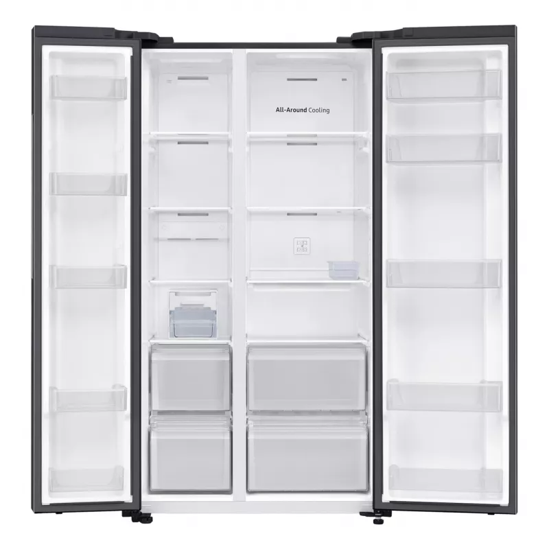 Samsung RS62DG5003B1 šaldytuvas su šoninėmis durelėmis, laisvai pastatomas 628 L Juodas