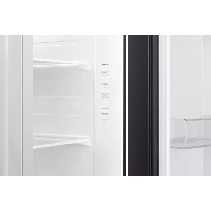 Samsung RS62DG5003B1 šaldytuvas su šoninėmis durelėmis, laisvai pastatomas 628 L Juodas
