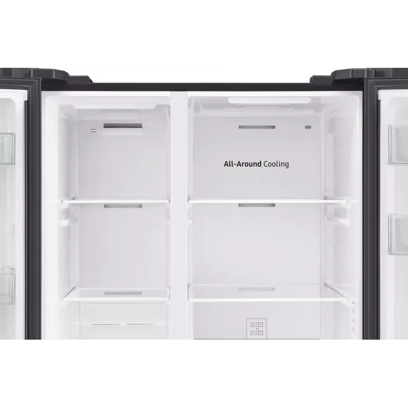 Samsung RS62DG5003B1 šaldytuvas su šoninėmis durelėmis, laisvai pastatomas 628 L Juodas