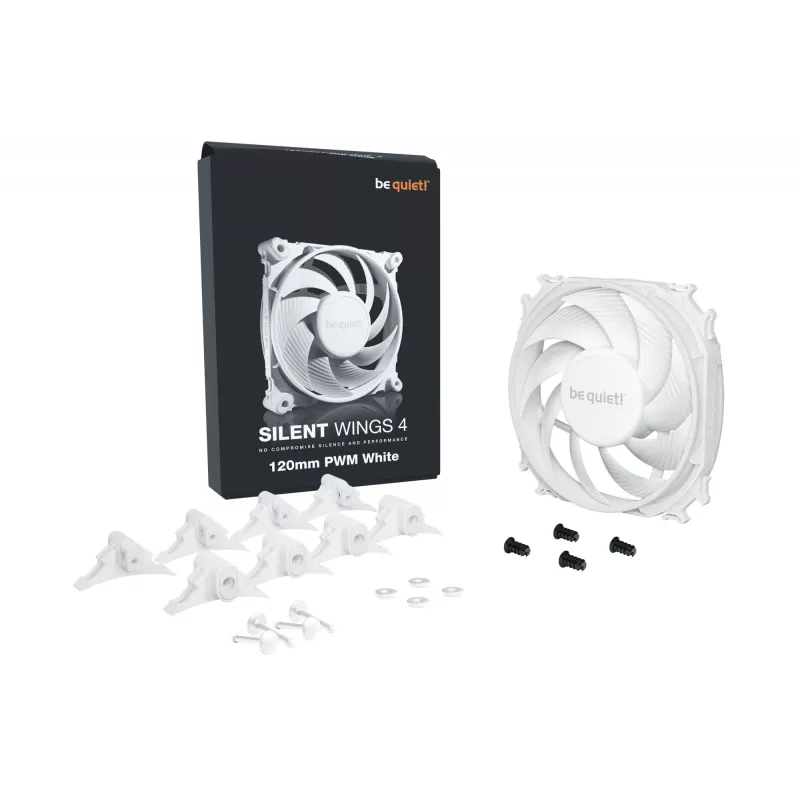 be quiet SILENT WINGS 4 | 120mm PWM White Kompiuterio korpuso ventiliatorius 12 cm 1 vnt.