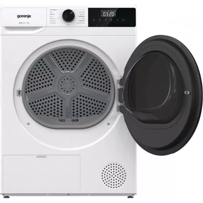 Gorenje DHNA92/DE skalbyklė-džiovyklė Laisvai pastatoma Priekinio pakrovimo 9 kg Balta