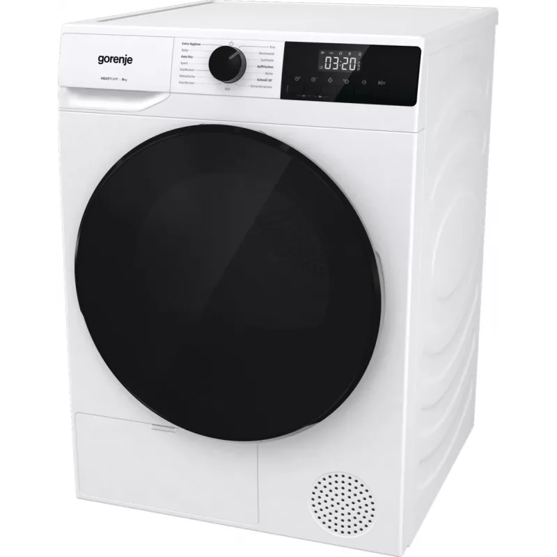 Gorenje DHNA92/DE skalbyklė-džiovyklė Laisvai pastatoma Priekinio pakrovimo 9 kg Balta