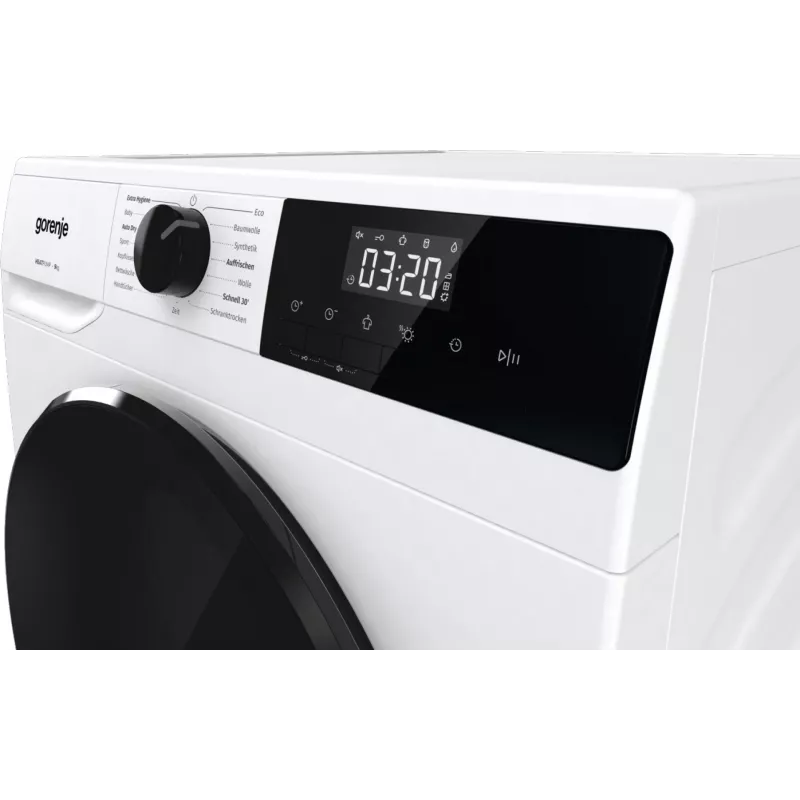 Gorenje DHNA92/DE skalbyklė-džiovyklė Laisvai pastatoma Priekinio pakrovimo 9 kg Balta