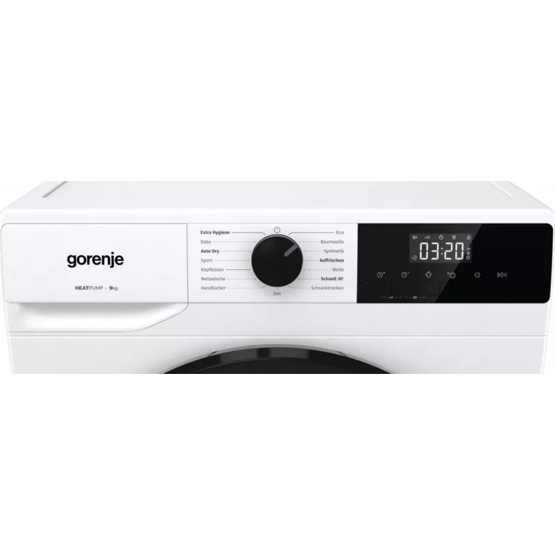 Gorenje DHNA92/DE skalbyklė-džiovyklė Laisvai pastatoma Priekinio pakrovimo 9 kg Balta