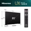 Hisense 85UXNQ 2,16 m (85 coliai) 4K Ultra HD išmanusis televizorius Wi-Fi juoda, pilka 700 cd/m²