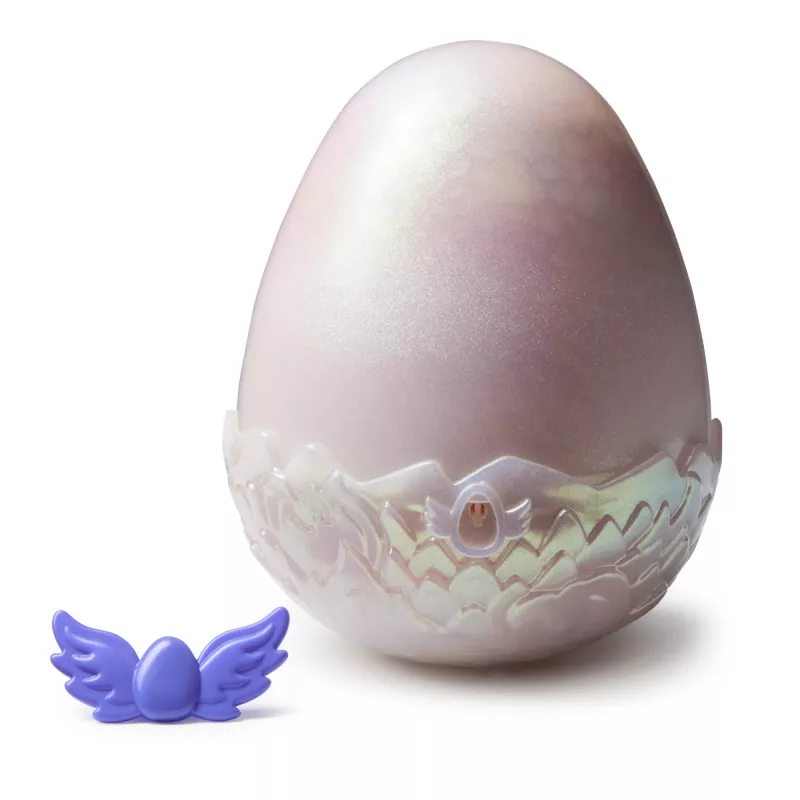Hatchimals Alive Mystery Hatch Draggle Spinmaster Pink White AA