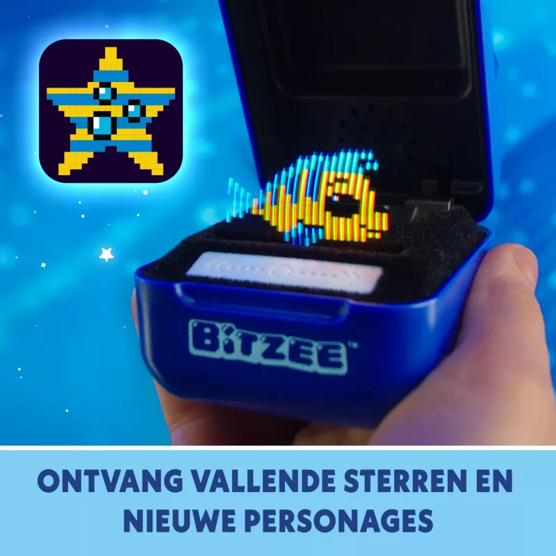 “Bitzee” žaislas “Disney Bitzee”, maitinamas AA baterijomis, mėlynas