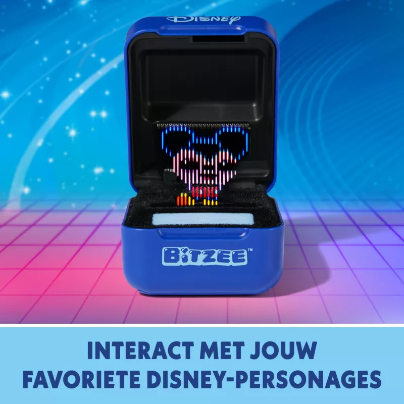 “Bitzee” žaislas “Disney Bitzee”, maitinamas AA baterijomis, mėlynas