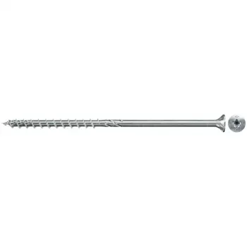 Medienos konstrukcinis varžtas FISCHER PowerFast II 8,0x220 mm su įgilinta galvute TX, cinkuotas
