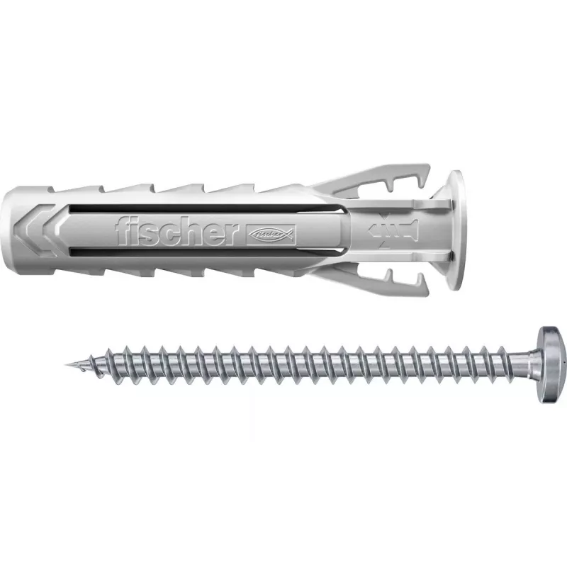 Varžtų ir kaiščių rinkinys Fischer 567935 100 vnt. Nailonas 6 mm gręžimo skylė