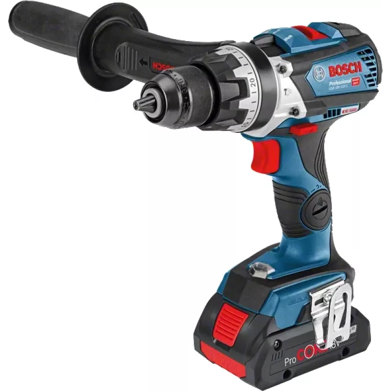 Bosch GSB 18V-110 C 2100 RPM 1,9 kg juoda, mėlyna