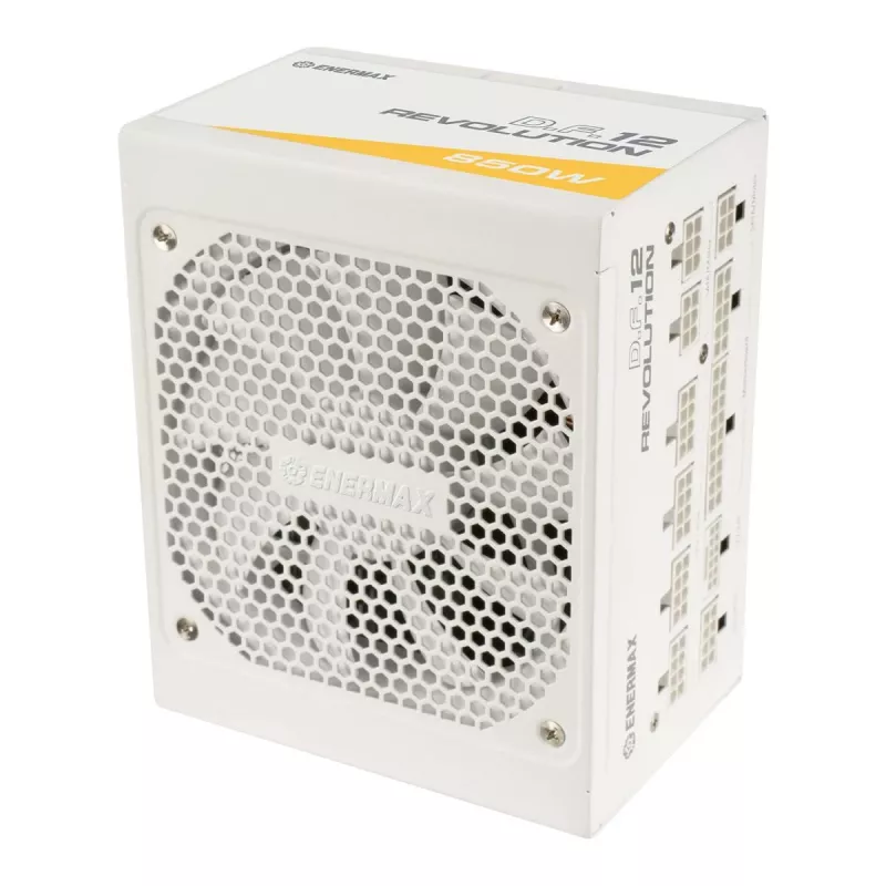 ENERMAX maitinimo blokas Revolution D.F. 12 850W 20+4 kontaktų ATX baltas