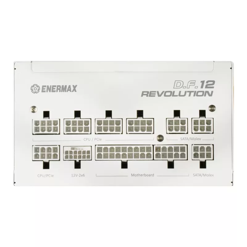 ENERMAX maitinimo blokas Revolution D.F. 12 850W 20+4 kontaktų ATX baltas