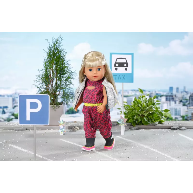 BABY born City Deluxe Scooter Combo lėlės paspirtukas