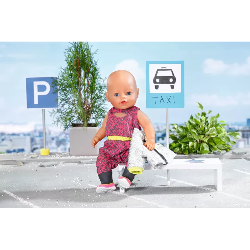 BABY born City Deluxe Scooter Combo lėlės paspirtukas