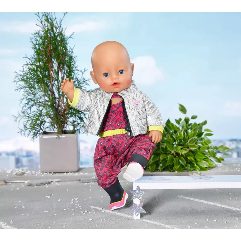 BABY born City Deluxe Scooter Combo lėlės paspirtukas