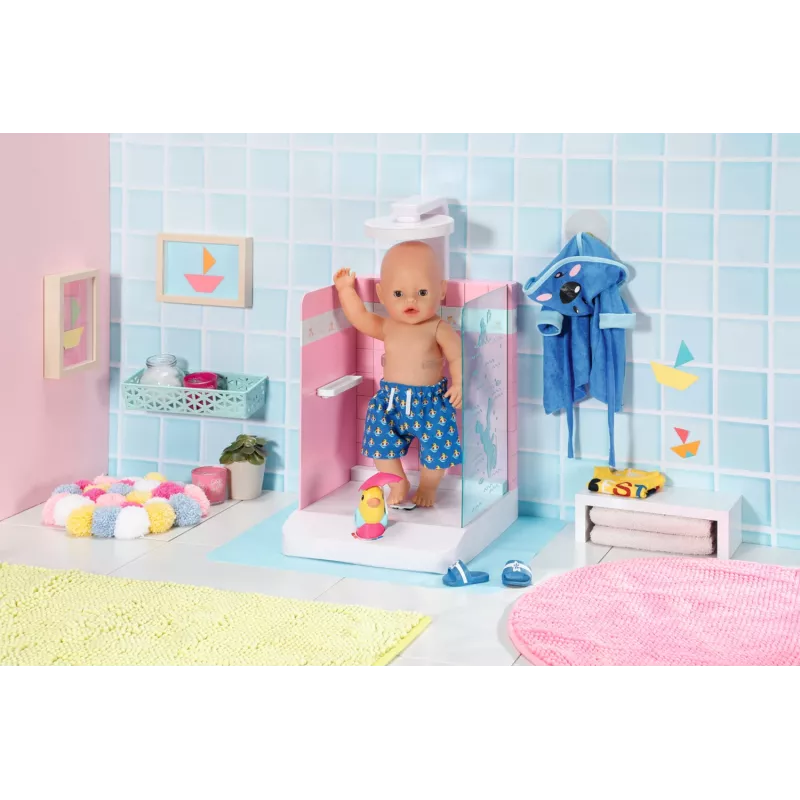 Lėlių vonios kambarys BABY born Bath Walk in Shower Rekomenduojamas amžius 3 metai
