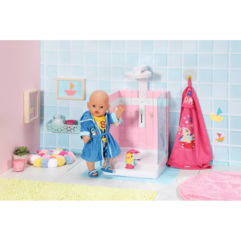 Lėlių vonios kambarys BABY born Bath Walk in Shower Rekomenduojamas amžius 3 metai