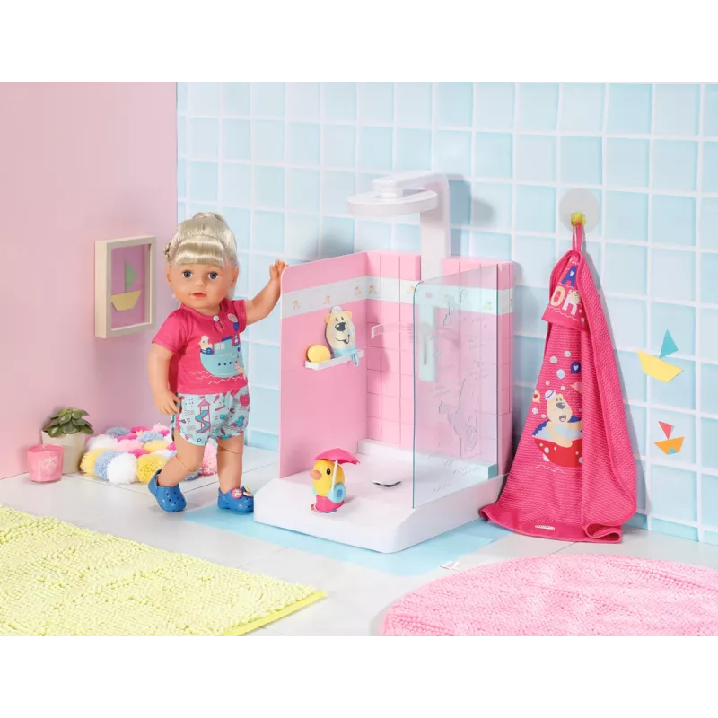Lėlių vonios kambarys BABY born Bath Walk in Shower Rekomenduojamas amžius 3 metai