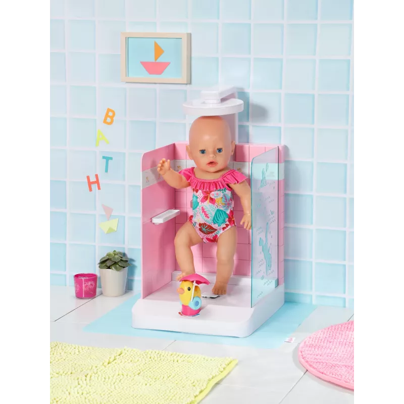 Lėlių vonios kambarys BABY born Bath Walk in Shower Rekomenduojamas amžius 3 metai