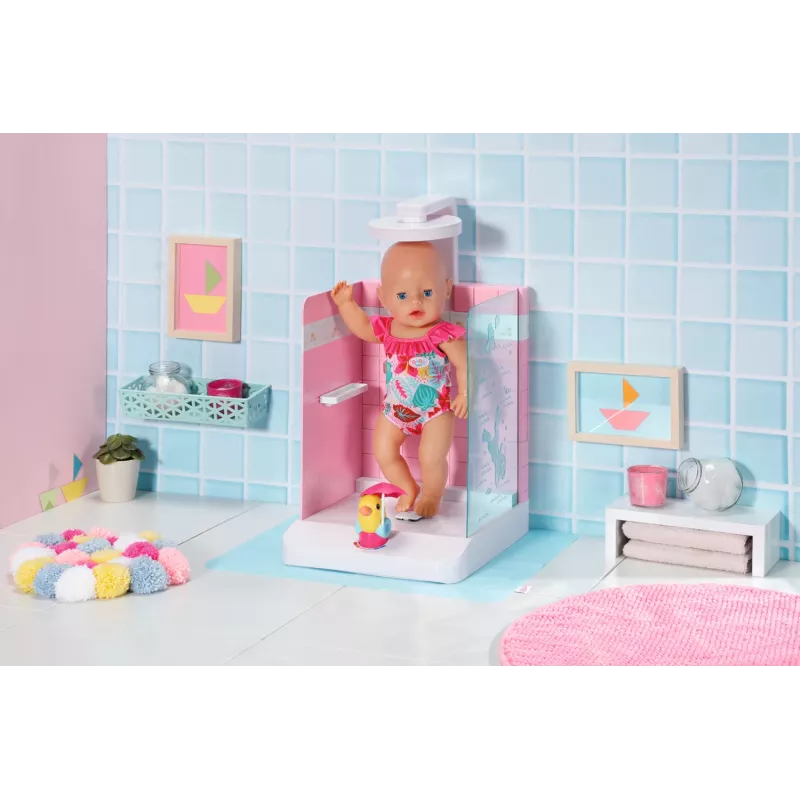 Lėlių vonios kambarys BABY born Bath Walk in Shower Rekomenduojamas amžius 3 metai