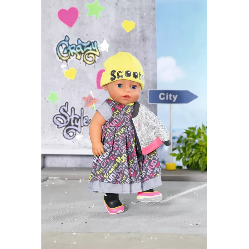 Lėlių drabužių rinkinys BABY born City Deluxe Style, nuo 3 metų, 180 g