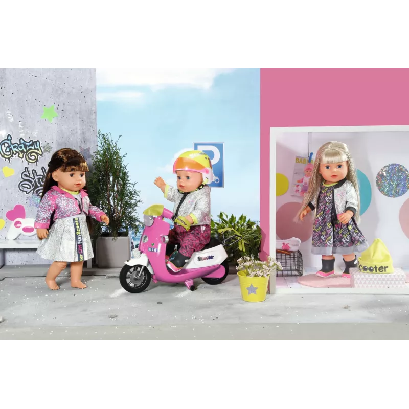 Lėlių drabužių rinkinys BABY born City Deluxe Style, nuo 3 metų, 180 g