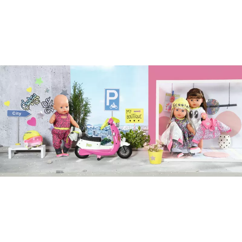 Lėlių drabužių rinkinys BABY born City Deluxe Style, nuo 3 metų, 180 g