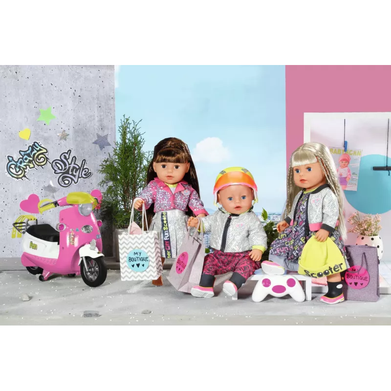 Lėlių drabužių rinkinys BABY born City Deluxe Style, nuo 3 metų, 180 g