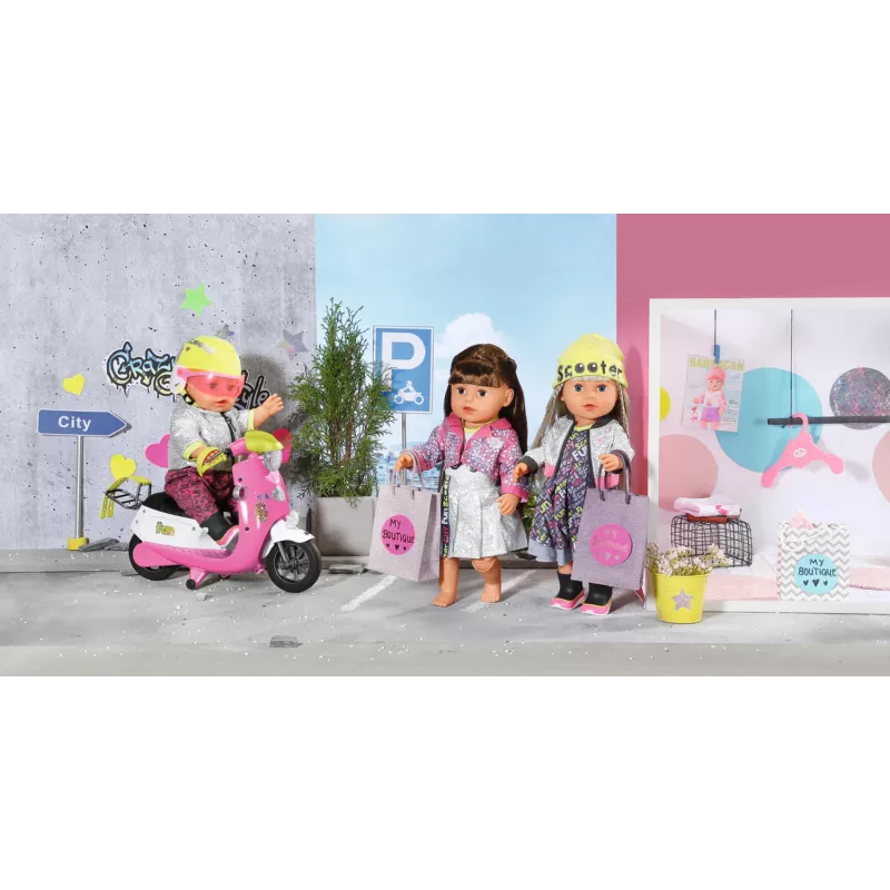 Lėlių drabužių rinkinys BABY born City Deluxe Style, nuo 3 metų, 180 g