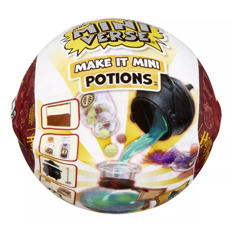 Miniverse - Harry Potter Make It Mini Potions, 8 m., įvairių spalvų, plastikas, derva
