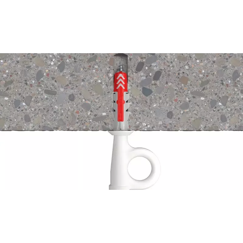 Sraigtinių kablų ir sieninių kaiščių rinkinys Fischer 564173 25 vnt. plastikas 8 mm